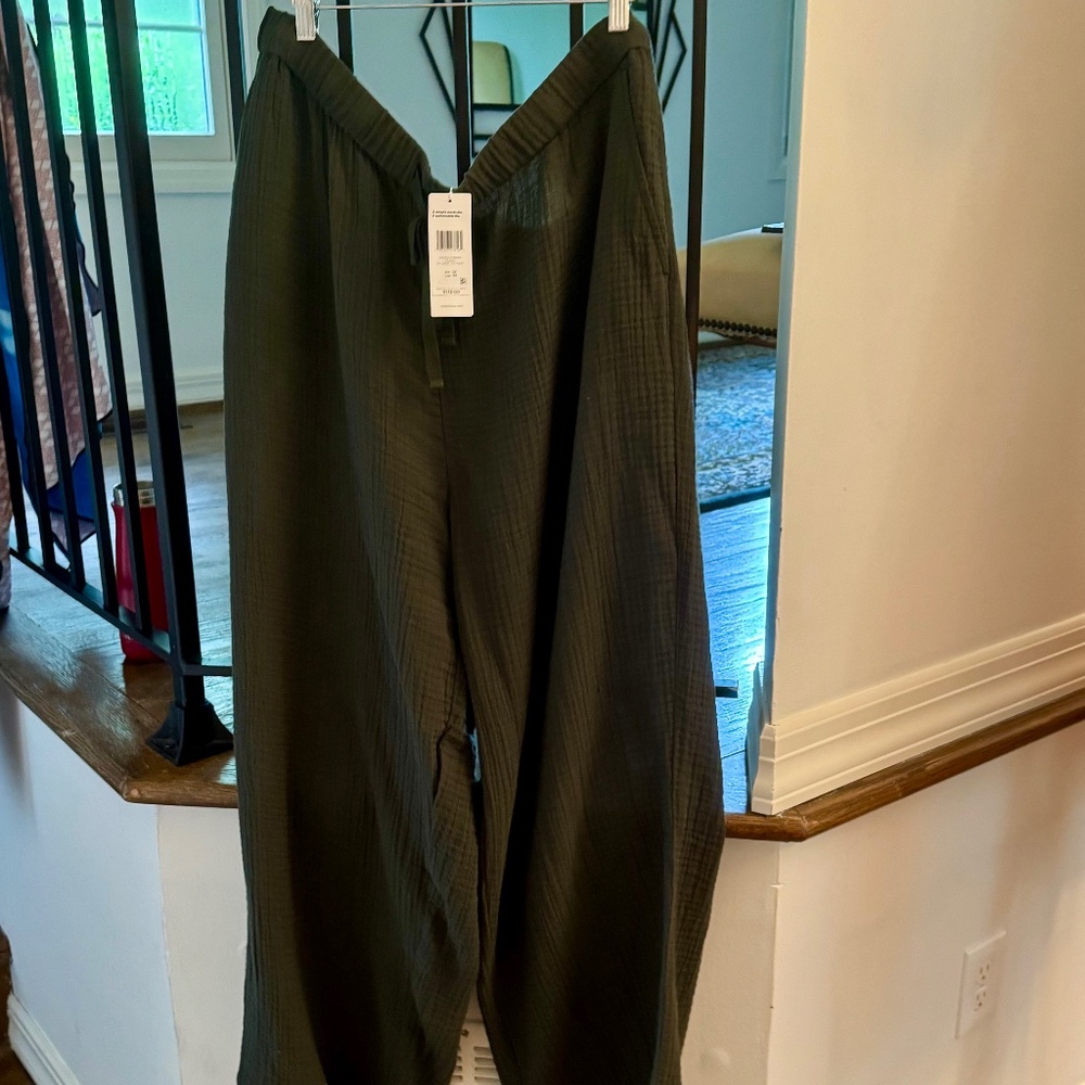 Eileen Fisher cotton gauze pants